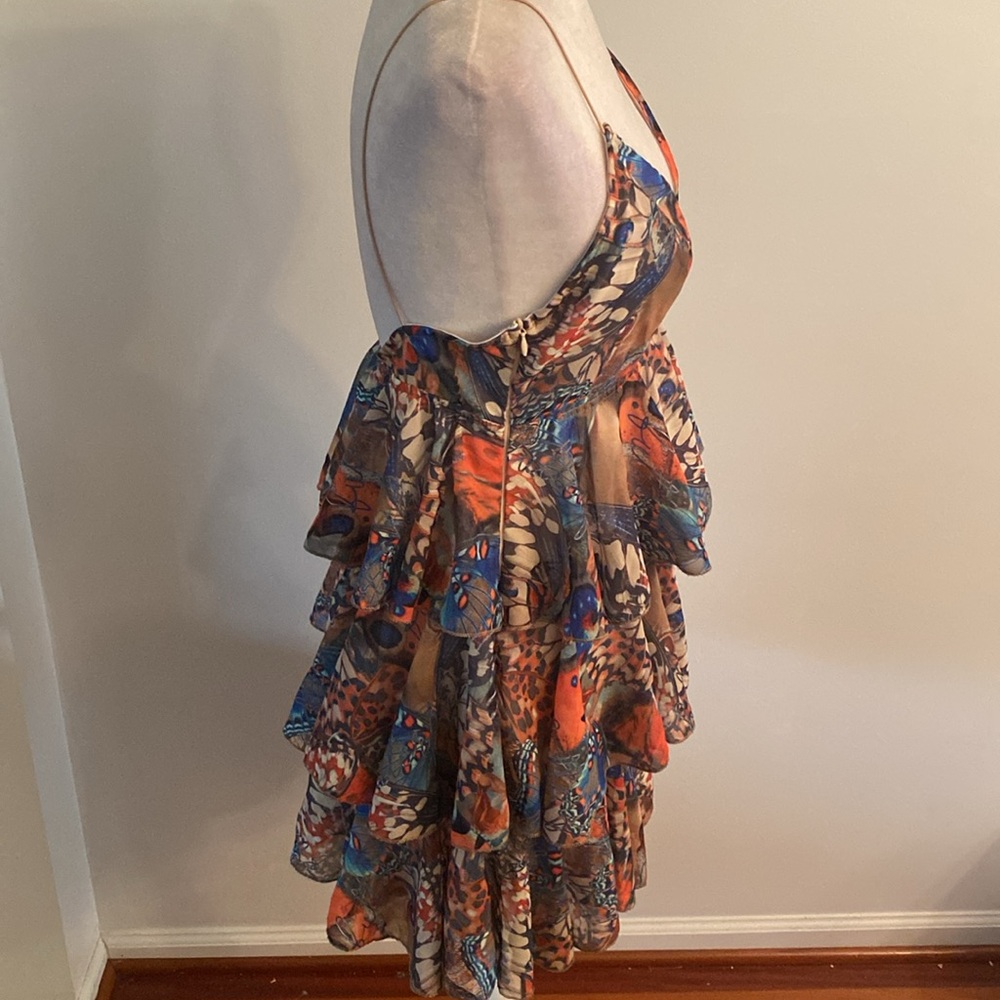 Floral Multicolor Ruffle Dress - Picture 4 of 10